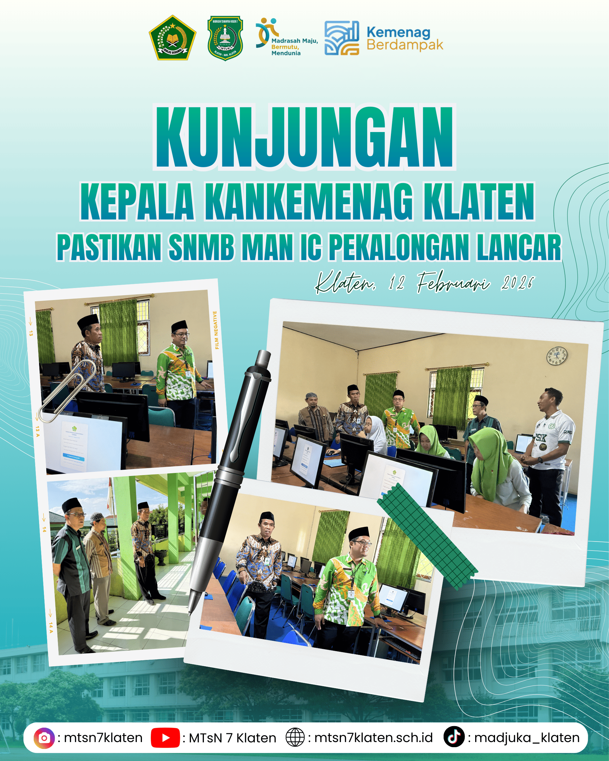 Kunjungan Istimewa dari Kepala Kantor Kementerian Agama Kabupaten Klaten, H. Khumaidin, S.Ag., M.Ag.